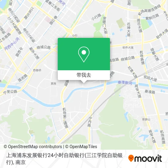 上海浦东发展银行24小时自助银行(三江学院自助银行)地图