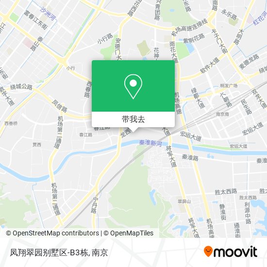 凤翔翠园别墅区-B3栋地图