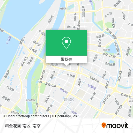 精金花园-南区地图