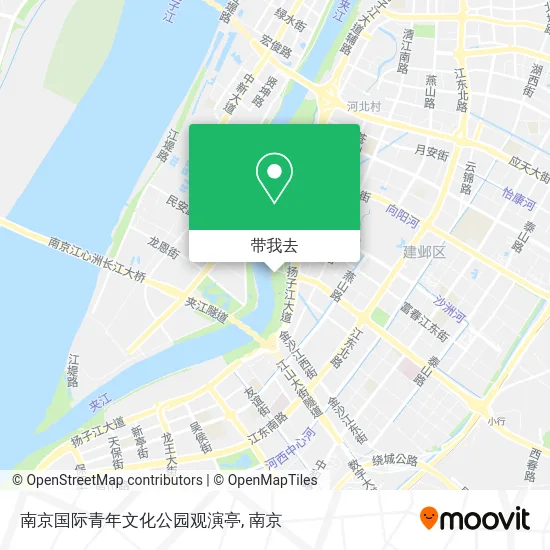 南京国际青年文化公园观演亭地图
