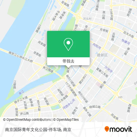 南京国际青年文化公园-停车场地图