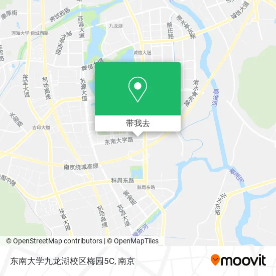 东南大学九龙湖校区梅园5C地图