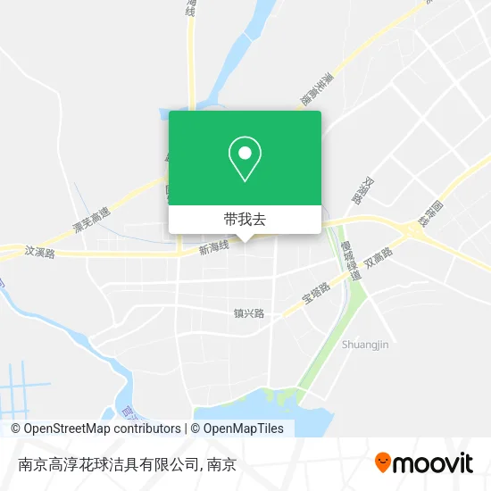 南京高淳花球洁具有限公司地图