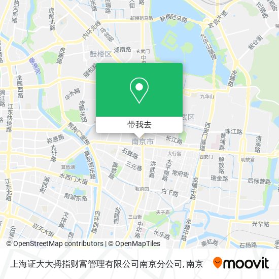 上海证大大拇指财富管理有限公司南京分公司地图