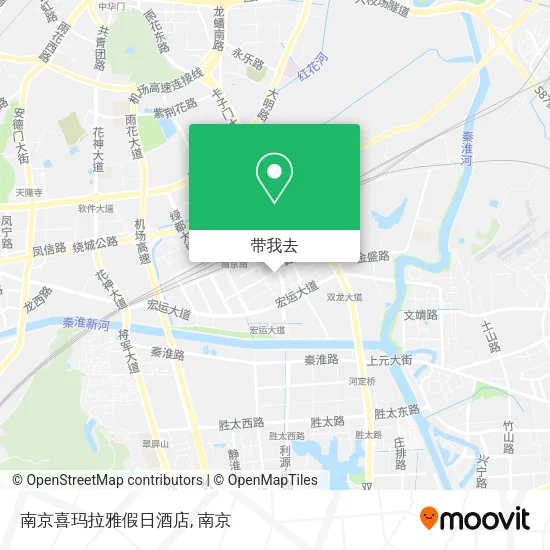 南京喜玛拉雅假日酒店地图