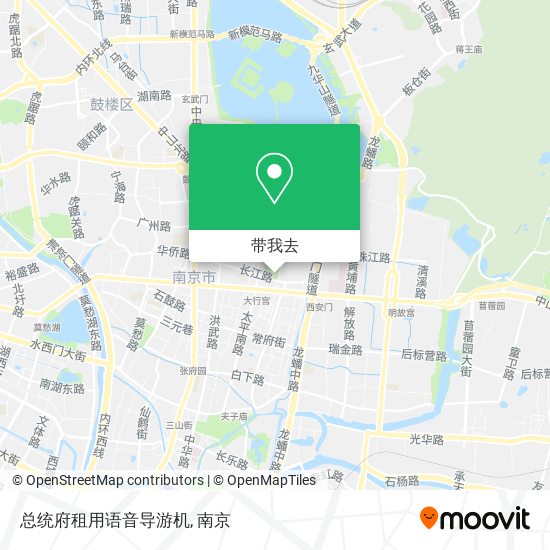 总统府租用语音导游机地图