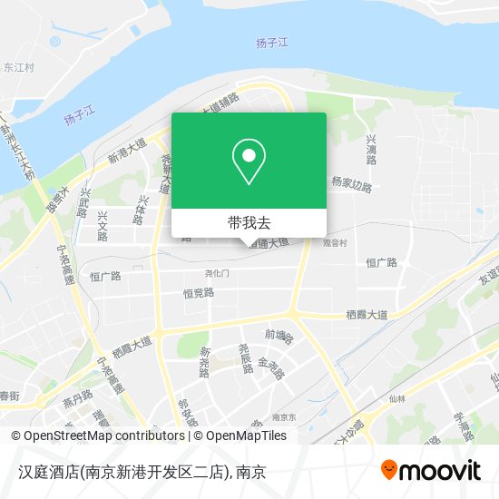 汉庭酒店(南京新港开发区二店)地图