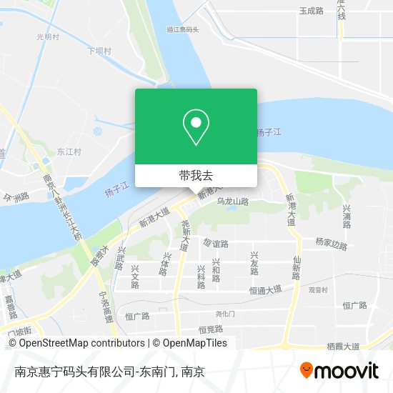 南京惠宁码头有限公司-东南门地图