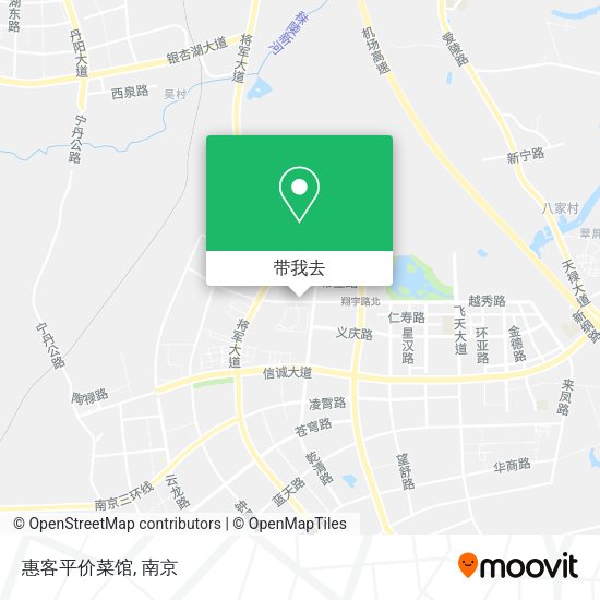 惠客平价菜馆地图