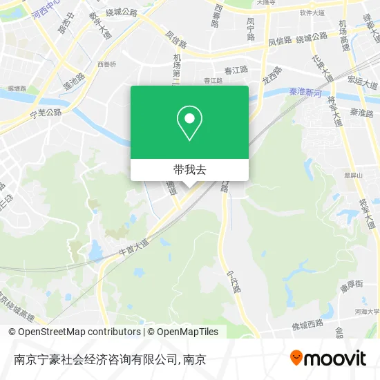 南京宁豪社会经济咨询有限公司地图