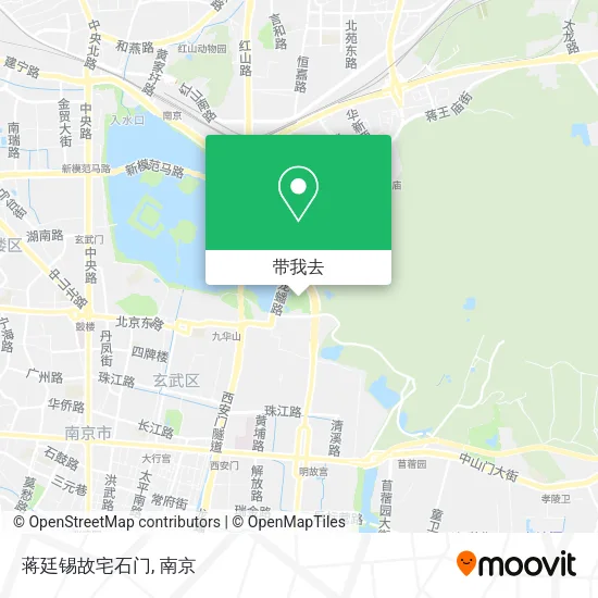 蒋廷锡故宅石门地图