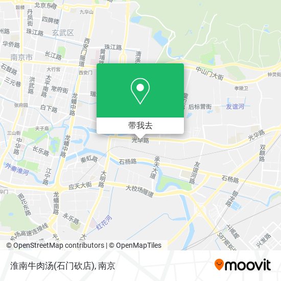 淮南牛肉汤(石门砍店)地图