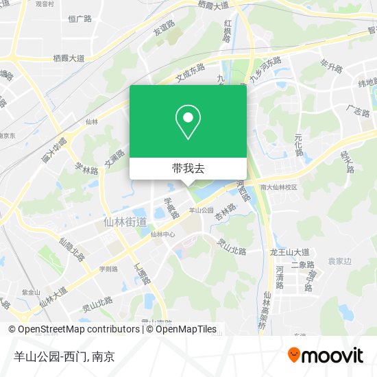 羊山公园-西门地图