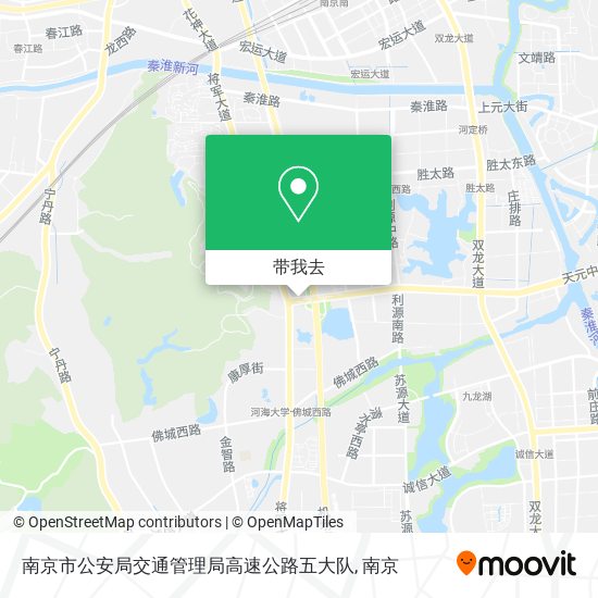 南京市公安局交通管理局高速公路五大队地图