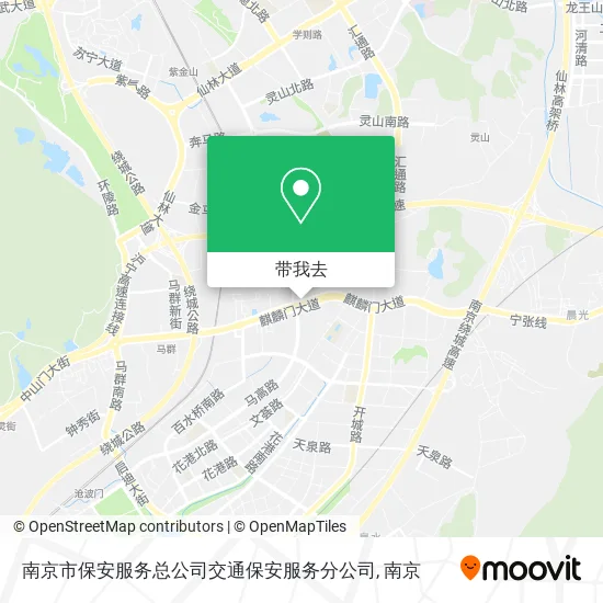 南京市保安服务总公司交通保安服务分公司地图