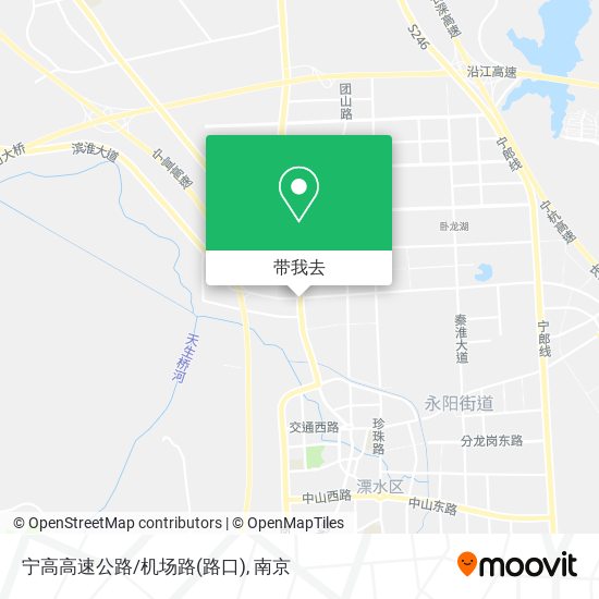 宁高高速公路/机场路(路口)地图