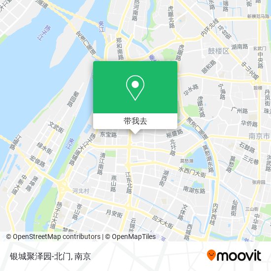 银城聚泽园-北门地图