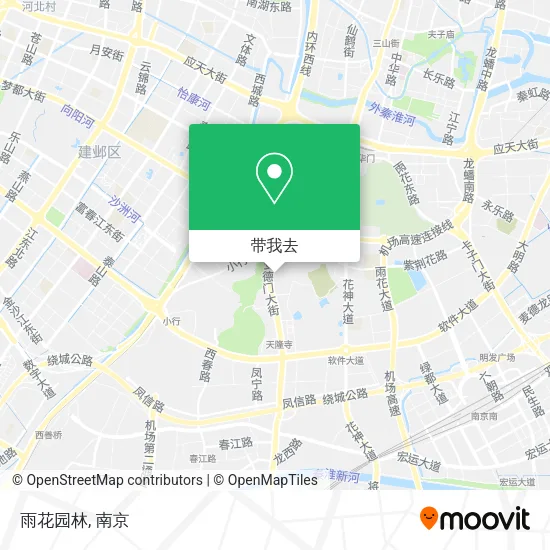 雨花园林地图