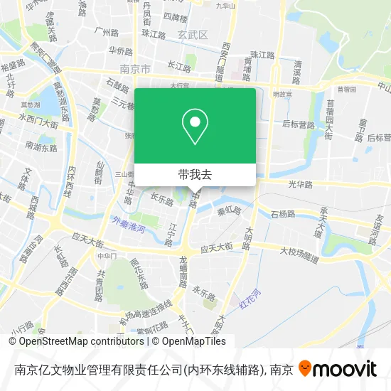 南京亿文物业管理有限责任公司(内环东线辅路)地图