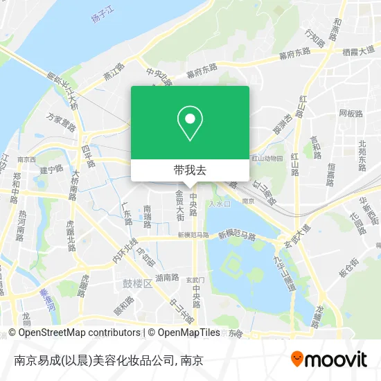 南京易成(以晨)美容化妆品公司地图