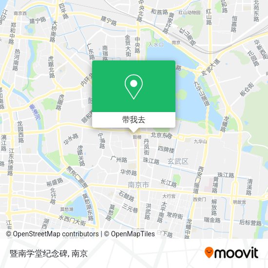 暨南学堂纪念碑地图