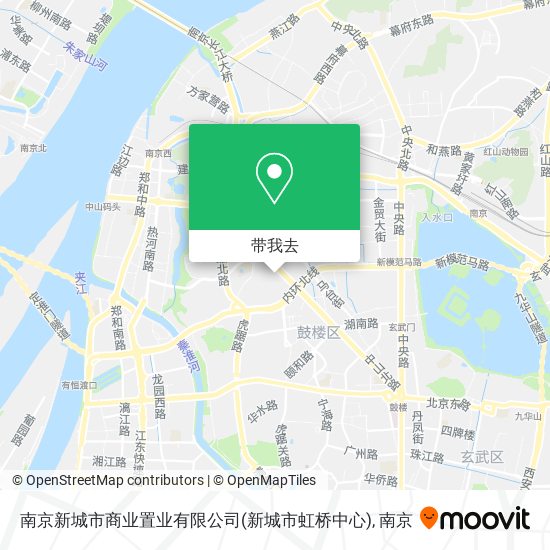 南京新城市商业置业有限公司(新城市虹桥中心)地图