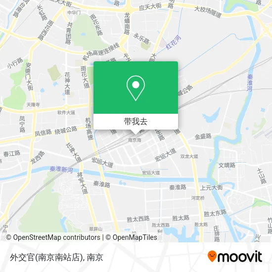 外交官(南京南站店)地图