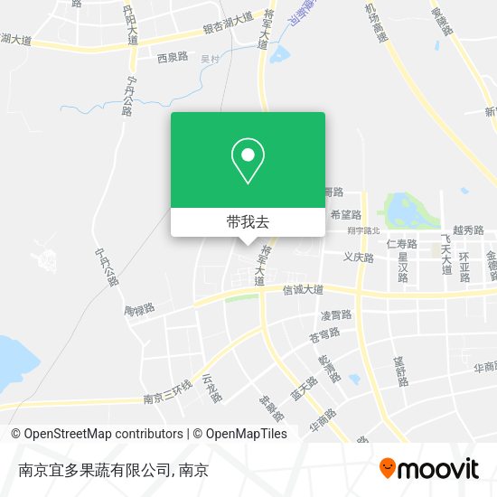 南京宜多果蔬有限公司地图