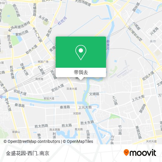 金盛花园-西门地图