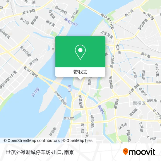 世茂外滩新城停车场-出口地图
