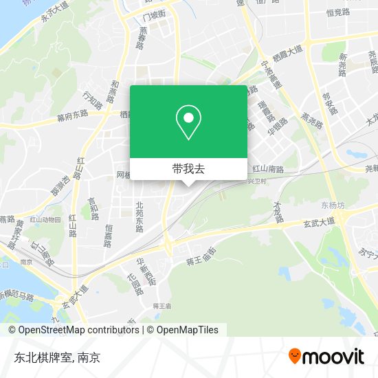 东北棋牌室地图
