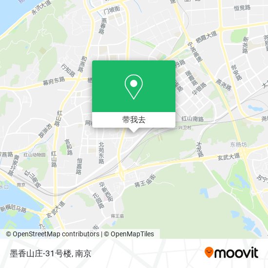 墨香山庄-31号楼地图