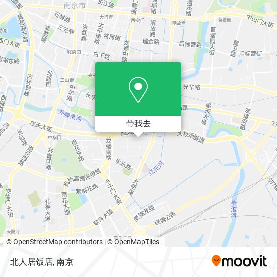 北人居饭店地图