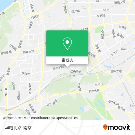 华电北路地图