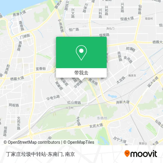丁家庄垃圾中转站-东南门地图
