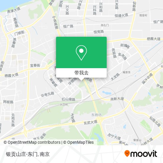 银贡山庄-东门地图