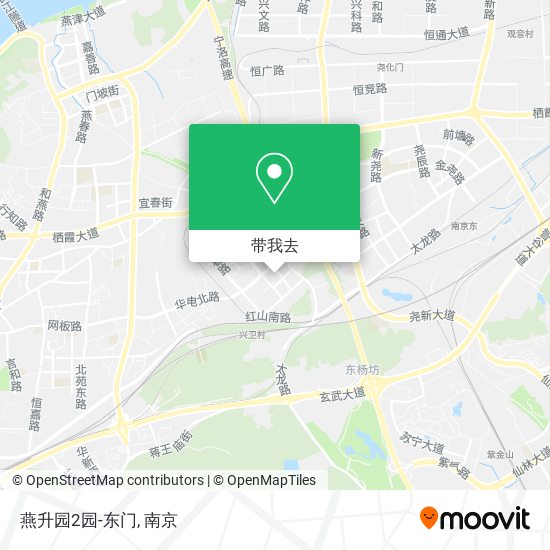 燕升园2园-东门地图