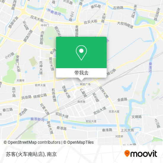 苏客(火车南站店)地图