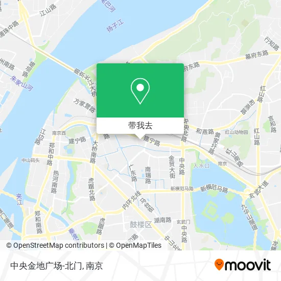 中央金地广场-北门地图