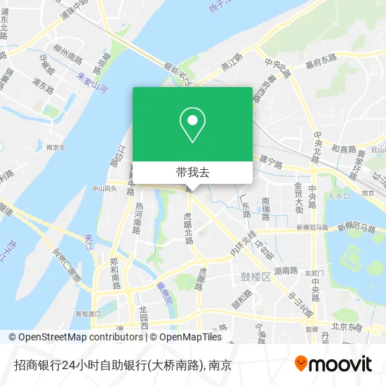 招商银行24小时自助银行(大桥南路)地图