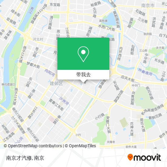 南京才汽修地图