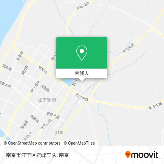 南京市江宁区皖峰车队地图