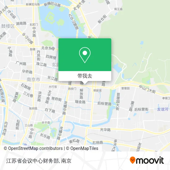 江苏省会议中心财务部地图