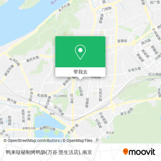 鸭来哒秘制烤鸭肠(万谷·慧生活店)地图