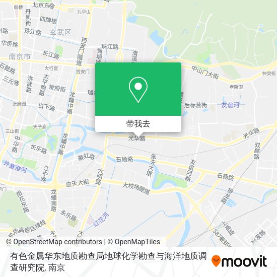 有色金属华东地质勘查局地球化学勘查与海洋地质调查研究院地图