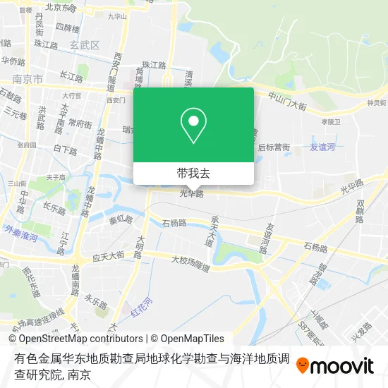 有色金属华东地质勘查局地球化学勘查与海洋地质调查研究院地图