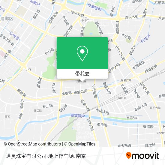 通灵珠宝有限公司-地上停车场地图