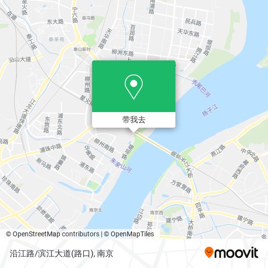 沿江路/滨江大道(路口)地图