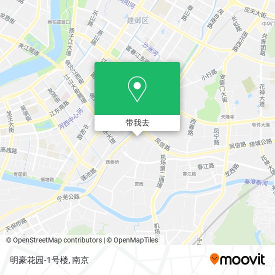 明豪花园-1号楼地图
