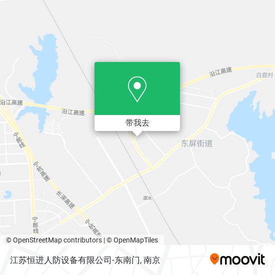 江苏恒进人防设备有限公司-东南门地图